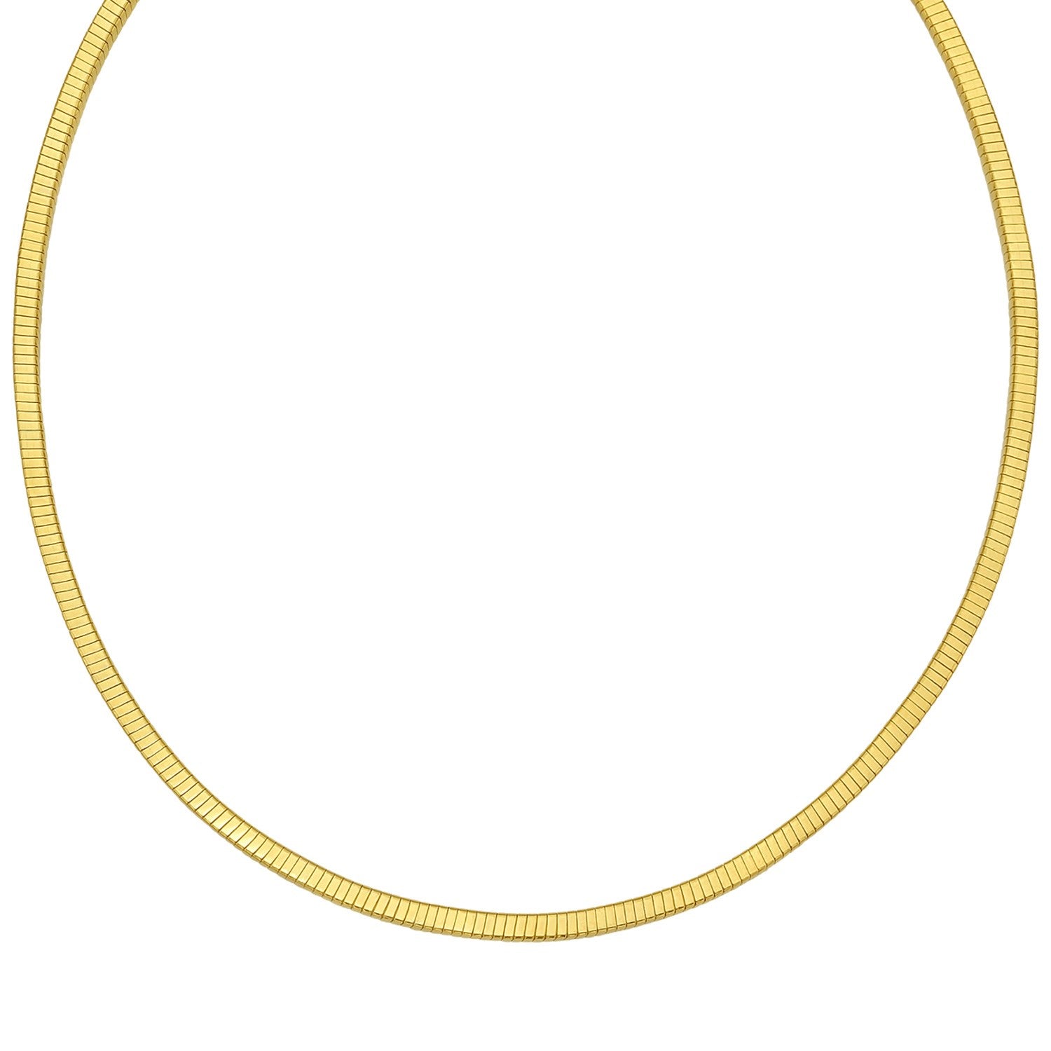 Collier à chaîne Cubogas plaqué or sur argent sterling