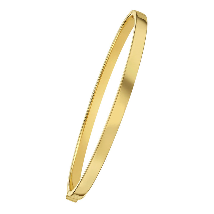 14K Yellow Gold Classic Bangle (4.00 mm)