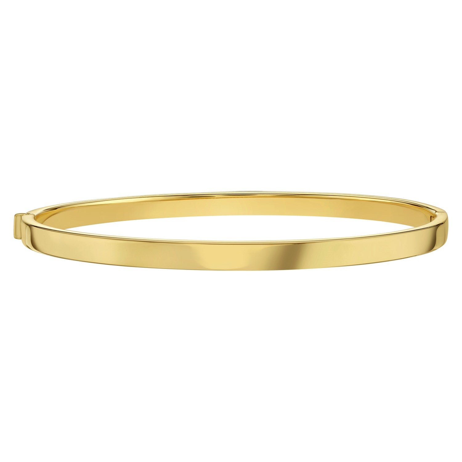 14K Yellow Gold Classic Bangle (4.00 mm)