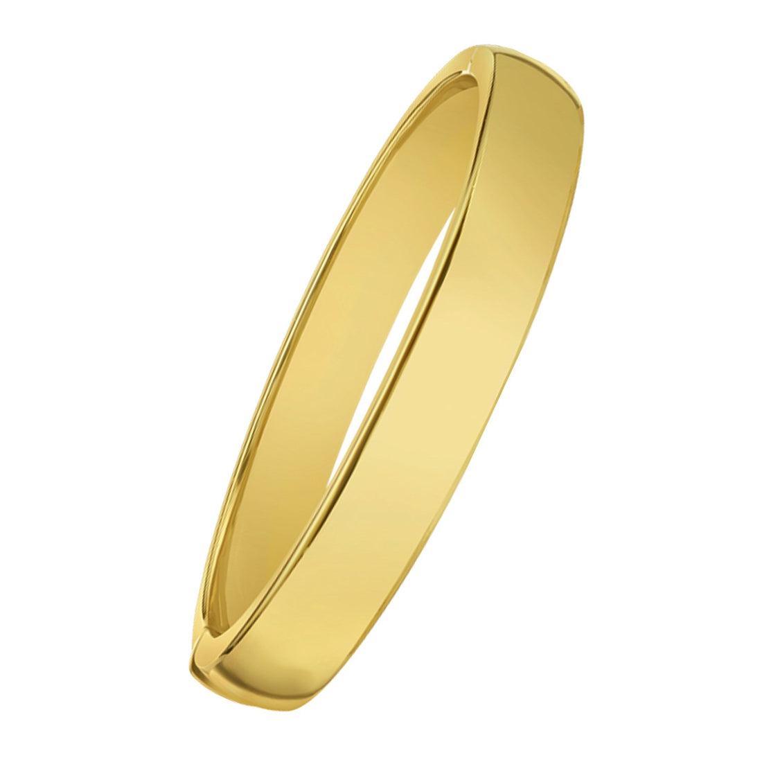 14K geelgouden klassieke gepolijste armband (10,00 mm)