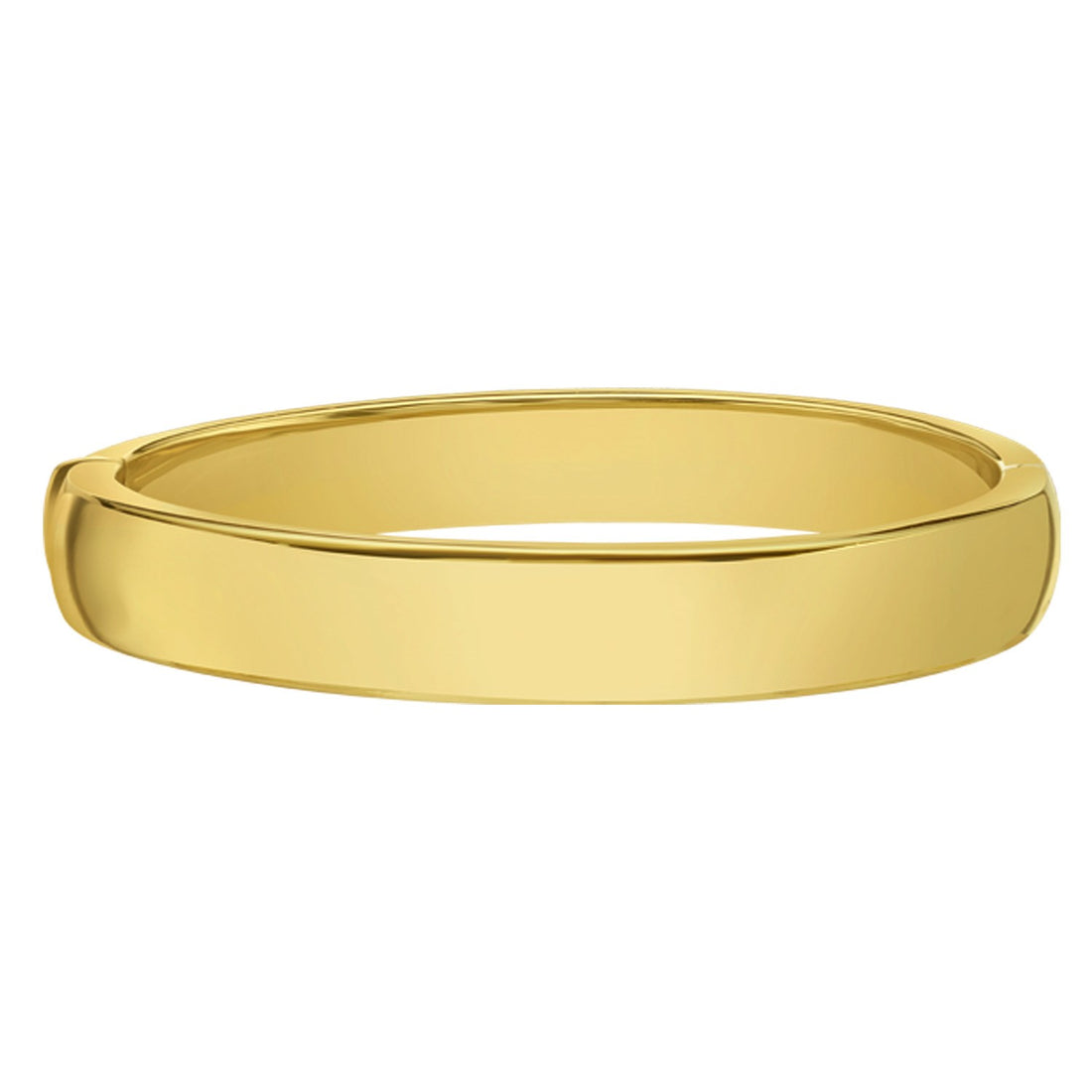 14K geelgouden klassieke gepolijste armband (10,00 mm)