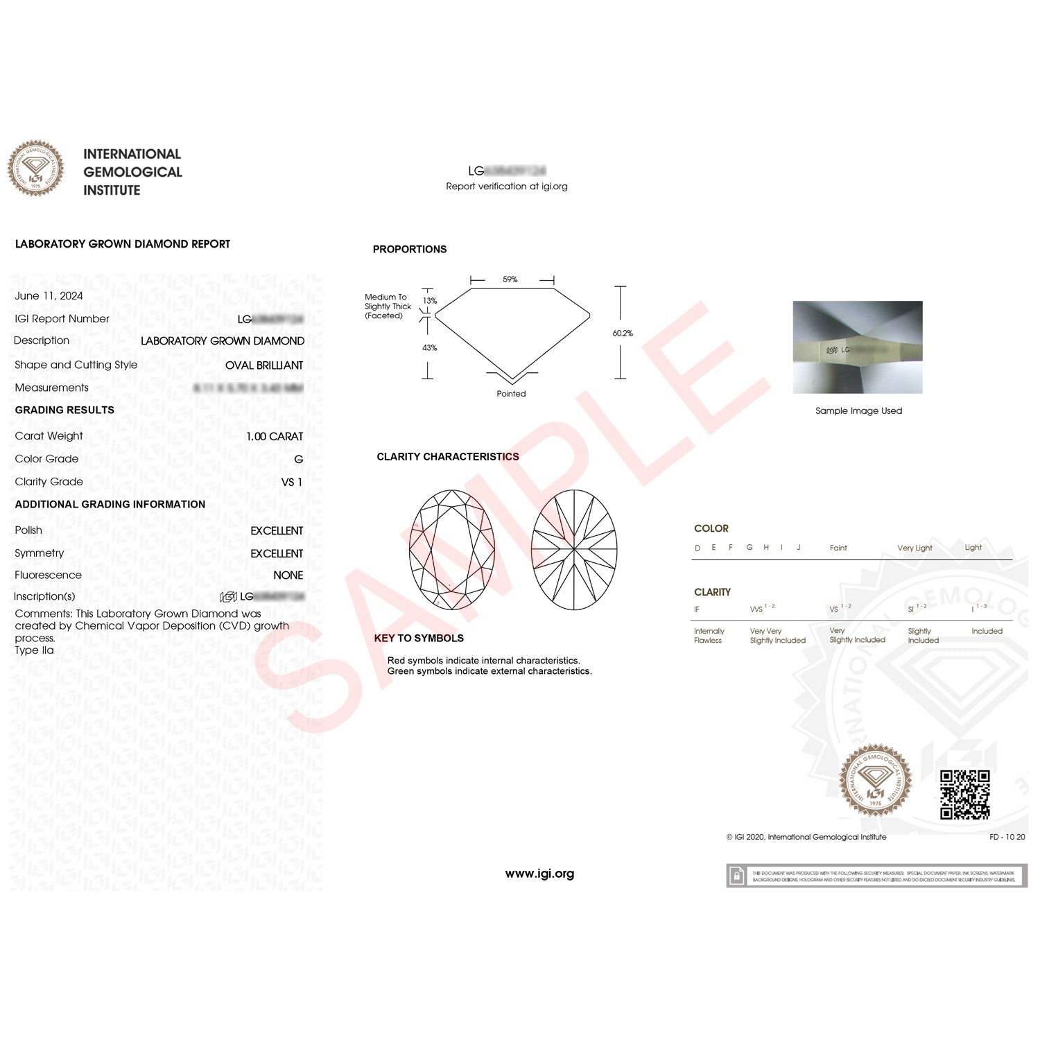 1 Carat Oval Lab Grown IGI G/VS1 Diamond Solitaire Ring in 14K Yellow Gold