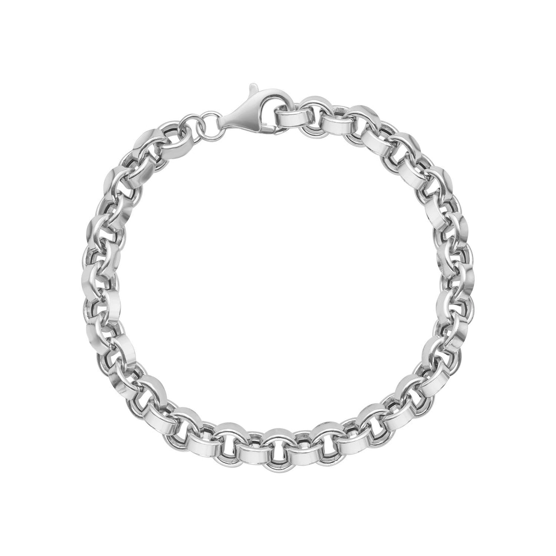 Sterling Silver Rolo Link Bracelet
