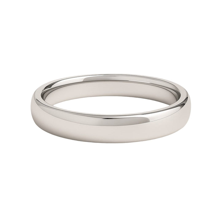 14k White Gold Comfort Fit Wedding Band(4.00 mm)