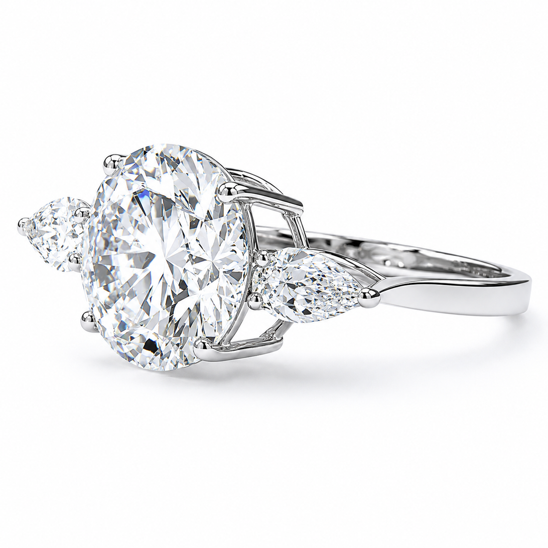 Verlovingsring, 4,46 karaat IGI-gecertificeerde Lab Grown Diamantring