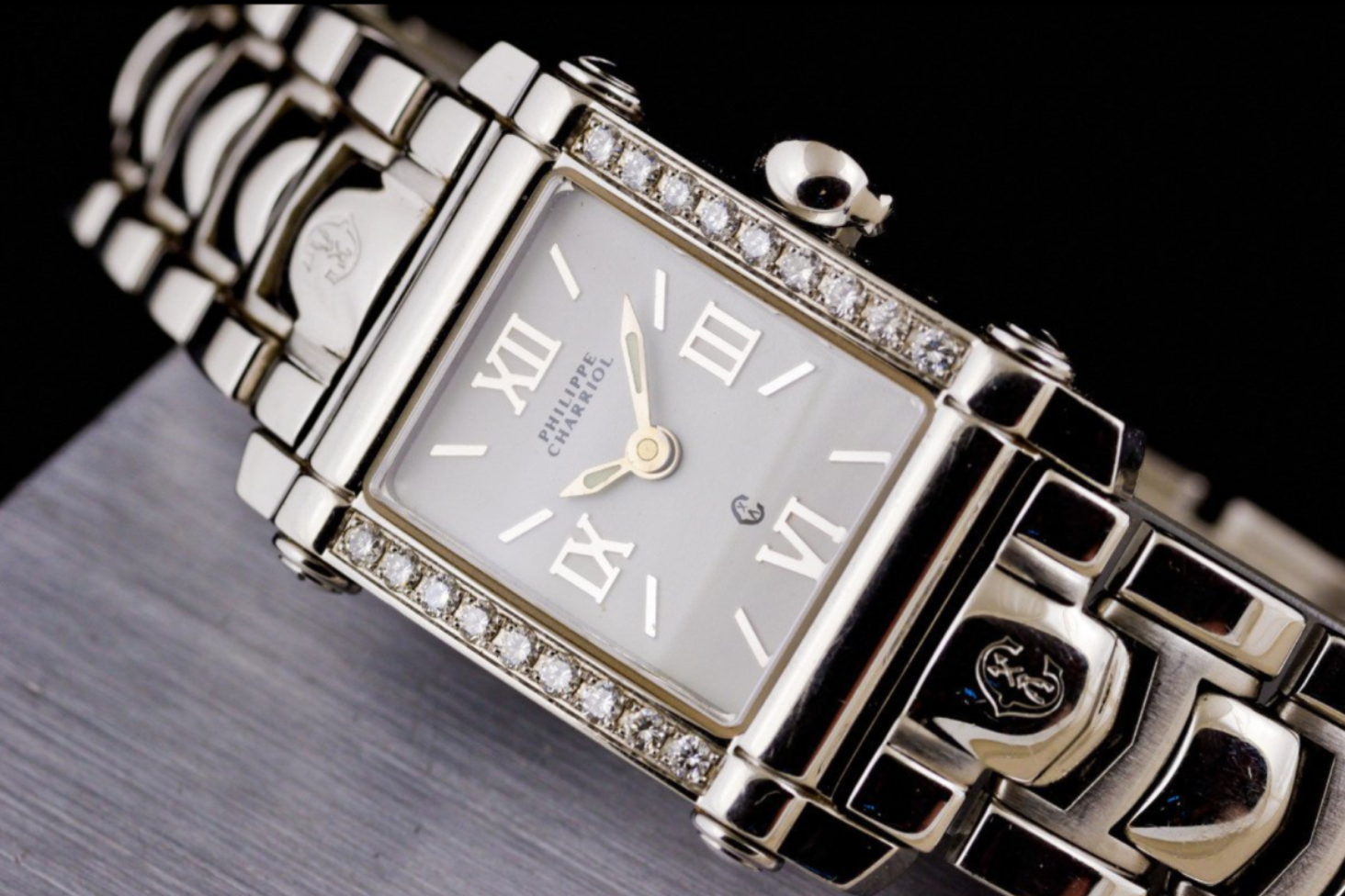 Philippe Charriol Colvmbvs Diamonds Vintage Horloge