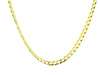 14k geelgouden massieve schakelketting (3,60 mm)