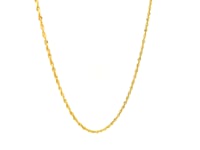 Chaîne Singapour en or jaune 10 carats (1,10 mm)