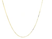 Chaîne classique en or jaune 10 carats (0,60 mm)