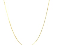 Chaîne classique en or jaune 10 carats (0,45 mm)