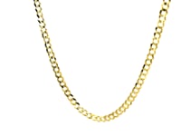 Chaîne gourmette en or jaune 10 carats (2,60 mm)