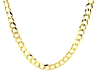 Chaîne gourmette en or jaune 10 carats (4,70 mm)