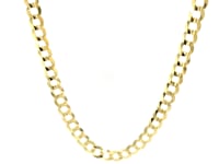 Chaîne gourmette en or jaune 10 carats (5,70 mm)