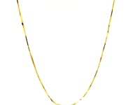 Chaîne serpent ajustable en or jaune 14 carats (0,80 mm)